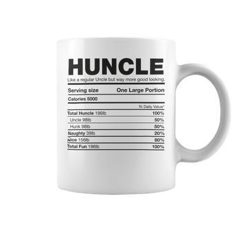 Premium Huncle Like A Regular Uncle But Way More Good Looking Nutrition Chart Coffee Mug | Favorety