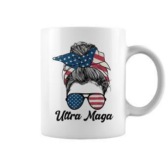Pro Trump Ultra Mega Messy Bun Coffee Mug - Seseable
