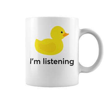 Programmer Rubber Duck Sticker Coffee Mug | Favorety CA