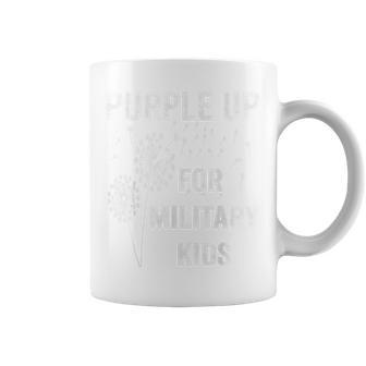 Purple Up For Military Kids - Month Of The Military Child Coffee Mug - Seseable