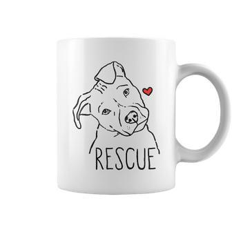 Rescue Dog Pitbull Rescue Mom Adopt Dont Shop Pittie Raglan Baseball Tee Coffee Mug | Mazezy