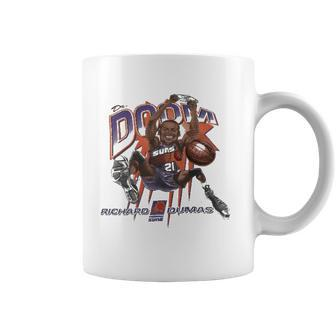 Richard Dumas Dr Doom Retro Phoenix Basketball Coffee Mug | Mazezy