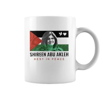 Rip Shireen Abu Akleh 1971-2022 Palestine Coffee Mug | Mazezy