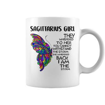 Sagittarius Girl Birthday I Am The Storm Coffee Mug - Seseable
