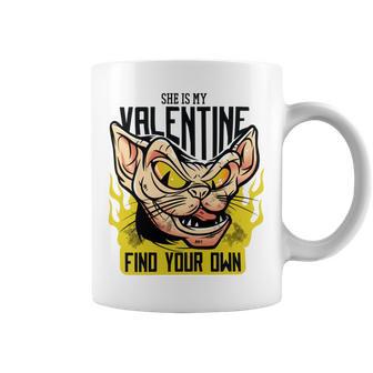 She Is My Valentine Cat Coffee Mug | Favorety