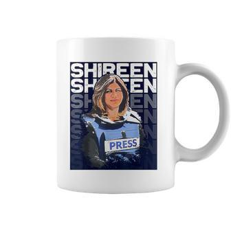 Shireen Abu Akleh Press Journalist Coffee Mug | Mazezy