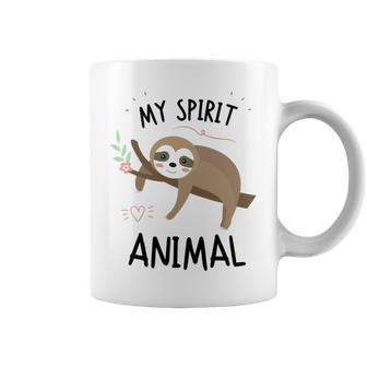 Sloth My Spirit Animal Nap Sloth Lazy 843 Shirt Coffee Mug | Favorety