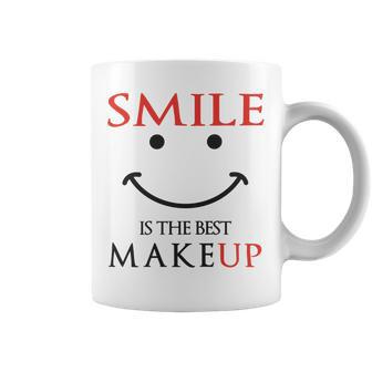 Smile Is The Best Makeup Coffee Mug | Favorety