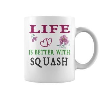 Squash Sport Lover Life Is Better With Squash Coffee Mug | Favorety
