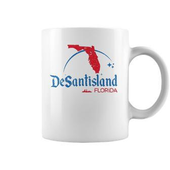 State Of Liberty Florida Map Fl Flag Desantisland Coffee Mug | Mazezy