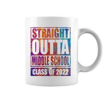 Straight Outta Middle School 2022 Graduation Coffee Mug | Mazezy