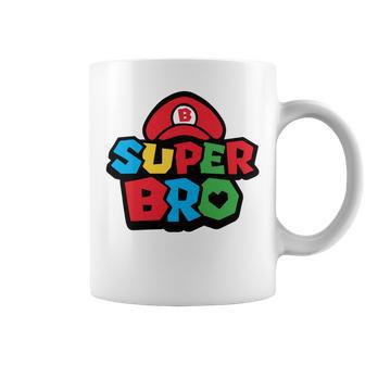 Super Bro Funny Brother Video Gaming Lover Gift Birthday Holiday By Mesa Cute Coffee Mug | Favorety CA