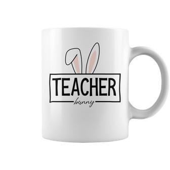 Teacher Bunny Easter Coffee Mug | Favorety