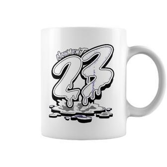 Tee To Match Jd 11 Low Pure Violet Dripping Number 23 Coffee Mug | Mazezy