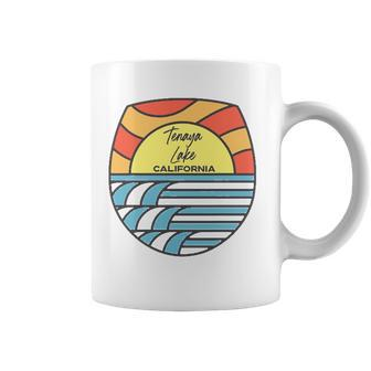 Tenaya Lake California Ca Sunset Souvenir Vacation Coffee Mug | Mazezy