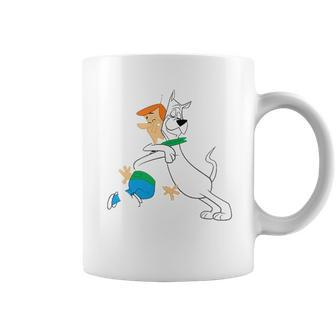 The Jetsons Astro Hugging George Coffee Mug | Mazezy
