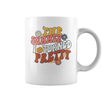 The Summer I Turned Pretty Flowers Daisy Retro Vintage Coffee Mug - Seseable