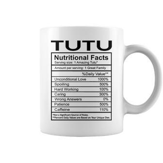 Tutu Grandpa Gift Tutu Nutritional Facts Coffee Mug - Seseable