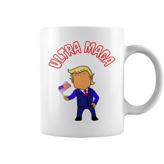Ultra Maga And Proud Of It Make America Great Again Proud American Coffee Mug - Monsterry