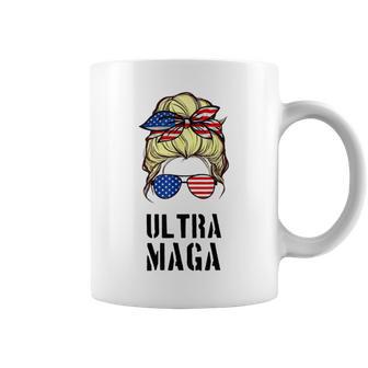 Ultra Mega Messy Bun 2022 Trump Republicans Conservatives Coffee Mug | Favorety UK