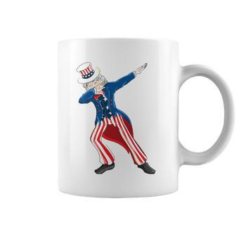 Uncle Sam Dabbing - Patriotic Uncle Sam Dab Coffee Mug | Mazezy