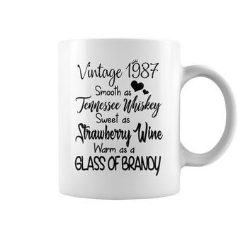Vintage 1987 Girl Woman Birthday Coffee Mug - Seseable