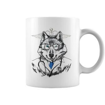 Wolf Doctor Vet Veterinarian Animal Lover Coffee Mug | Mazezy