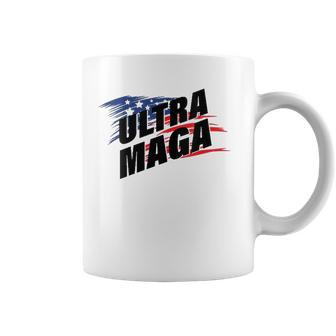 Womens Ultra Maga Pro American Pro Freedom Ultra-Maga Ultra Mega Pro Trump Coffee Mug | Mazezy