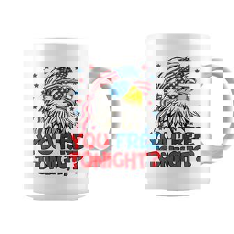 You Free Tonight Bald Eagle Mullet American Flag 4Th Of July V2 Coffee Mug | Mazezy