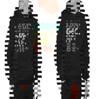 16 Years Old Funny Legend Since May 2006 16Th Birthday Gifts Hoodie | Mazezy