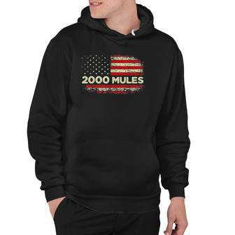 2000 Mules Pro Trump 2024 American Flag Hoodie | Mazezy