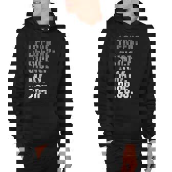 2005 17 Legend Since May 2005 17Th Birthday Retro Vintage Hoodie | Mazezy