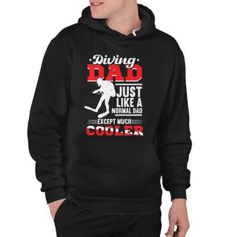 Scuba Diving Dad Fathers Day Gift Diver Scuba Diving Hoodie