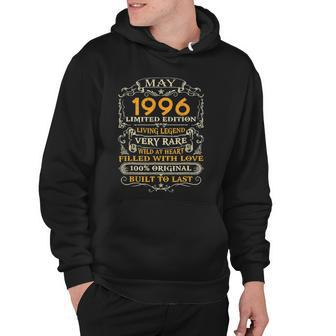 26Th Birthday Gift 26 Years Old Retro Vintage May 1996 Birthday Party Hoodie | Mazezy