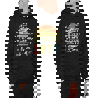 49 Years Old Birthday Awesome Since April 1973 49Th Birthday Hoodie | Mazezy