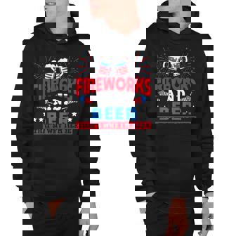 4Th July Fireworks And Beer Thats Why Im Here Director Hoodie | Seseable CA