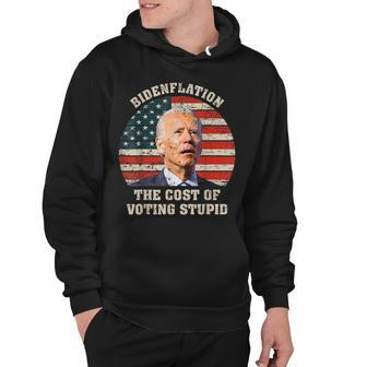 4Th Of July Bidenflation The Cost Of Voting Stupid Biden Hoodie - Seseable