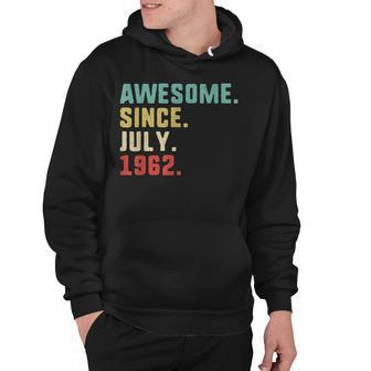 60Th Birthday Men Awesome Since July 1962 Hoodie - Seseable