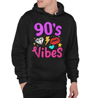 90S Vibes 90S Music Party Birthday Lover Retro Vintage Hoodie - Seseable