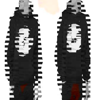 Aircraft Mechanic Moon Mechanic Gift Aircraft Aeronautical Hoodie | Mazezy