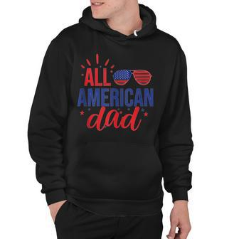 All American Dad 4Th Of July Daddy Sunglasses Family Hoodie - Seseable