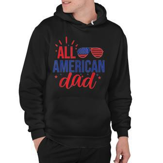 All American Dad 4Th Of July Daddy Sunglasses Family V2 Hoodie - Seseable