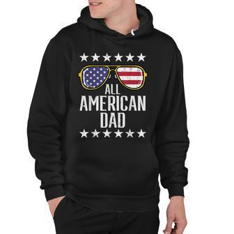 All American Dad 4Th Of July Memorial Day Matching Family Hoodie - Seseable