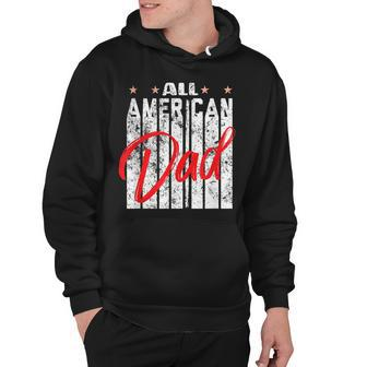 All American Dad Retro 4Th Of July Cool & Funny Melanin Art Hoodie - Seseable
