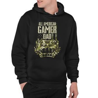 All American Gamer Dad 4Th Of July Independence Day Gaming Hoodie - Seseable
