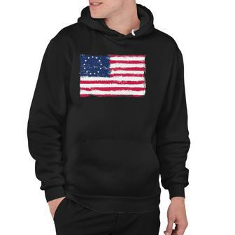 American Flag Betsy Rosswith 13 Stars For Protesters Hoodie - Thegiftio UK
