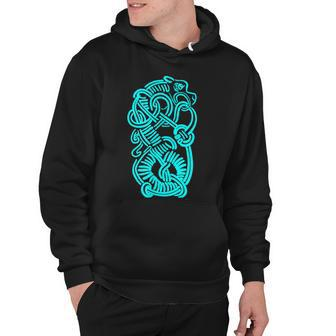 Ancient Viking Dragon Amulet For Nordic Lore Lovers V3 Hoodie - Seseable