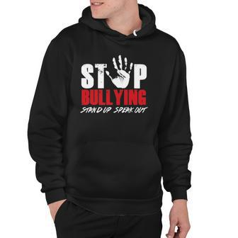 Anti Bully Movement Stop Bullying Supporter Stand Up Speak Hoodie | Mazezy