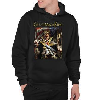 Anti Joe Biden Ultra Maga The Return Of The Great Maga King Hoodie | Favorety