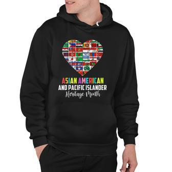 Asian American And Pacific Islander Heritage Month Heart Hoodie | Mazezy CA